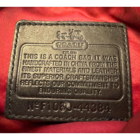 Coach Vintage Black Crossbody Bag with Gold Hardware - Picture 3 of 9